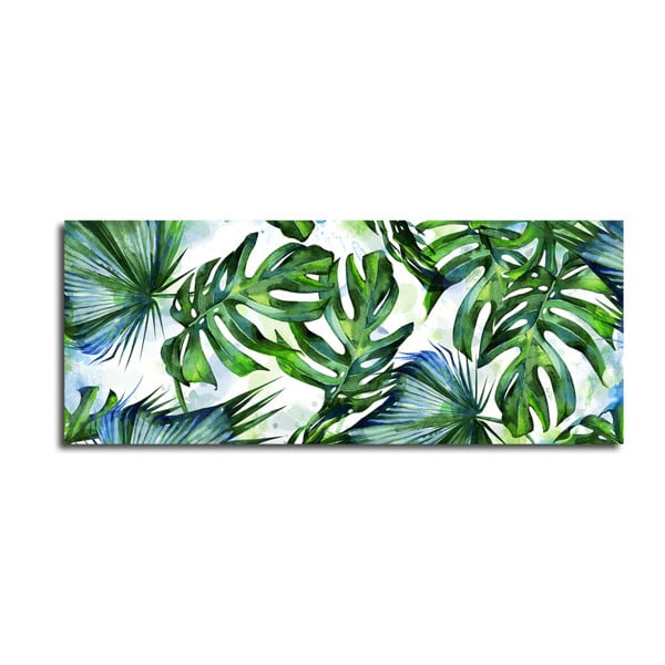 Obraz Styler Canvas Greenery Tropical, 60 × 150 cm