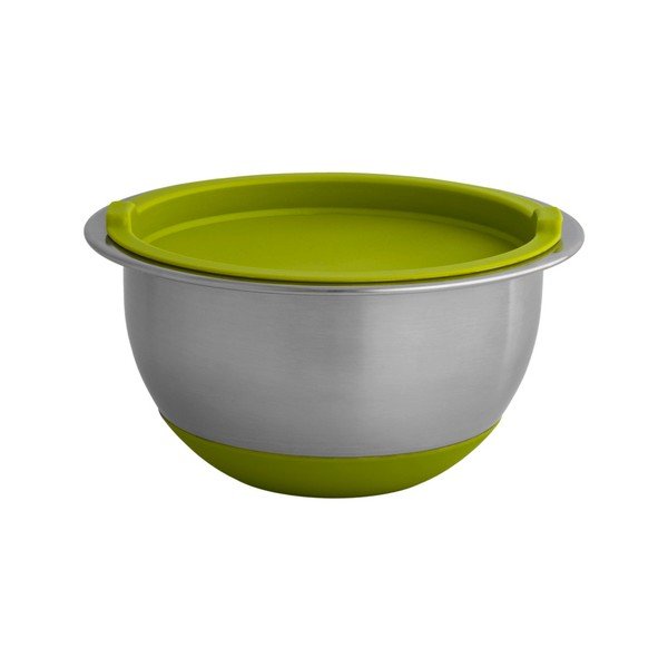 Misa so zeleným silikonovým viečkom Brandani Bombetta, ⌀ 19 cm