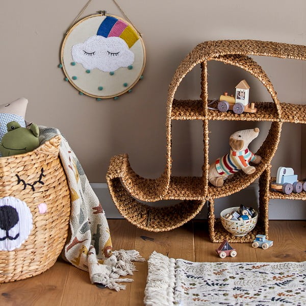 Detská poschodová ratanová polica Elmar - Bloomingville Mini-image-1