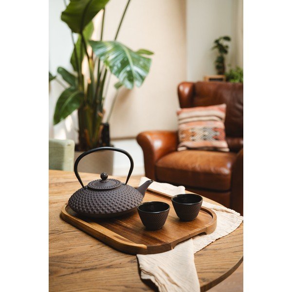 Vínovočervené šálky v súprave 2 ks z liatiny 100 ml Xilin – Bredemeijer-image-1