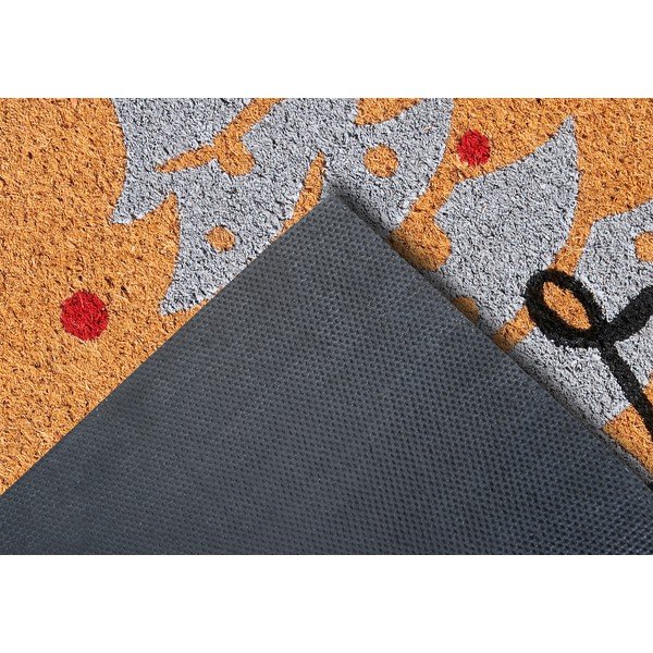 Rohožka s vianočným motívom z kokosového vlákna 40x70 cm Silver Christmas – Hanse Home-image-4