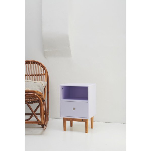 Fialový nočný stolík Color Box – Tom Tailor-image-1