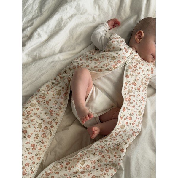 Béžový detský spací vak z Bio bavlny 45x87 cm Augusta – Cam Cam Copenhagen-image-2