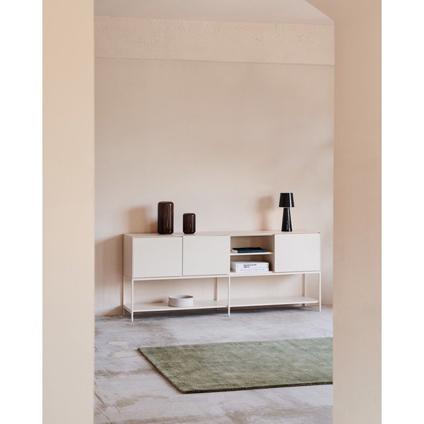 Biela nízka komoda 195x80 cm Vedrana – Kave Home-image-1