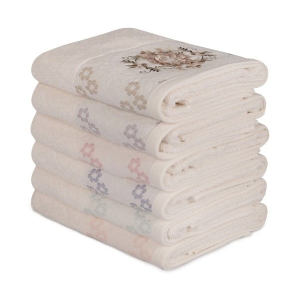 Sada 6 bavlnených uterákov Daireli Mesmo, 50 × 90 cm