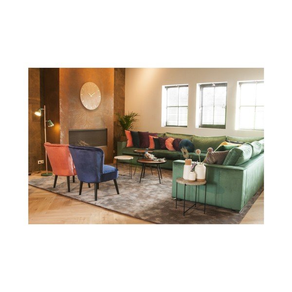 Modrý bavlnený vankúš PT LIVING, ⌀ 45 cm-image-4