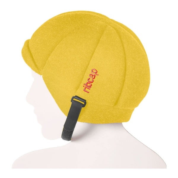 Žltá čapica s ochrannými prvkami Ribcap Jackson, veľ. S
