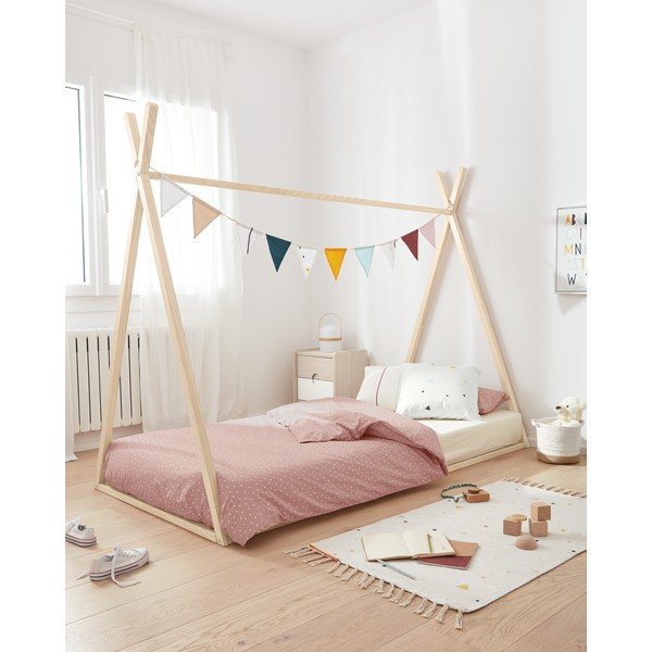 Biela obliečka vankúš z organickej bavlny Kave Home Nahilin, 45 x 45 cm-image-3