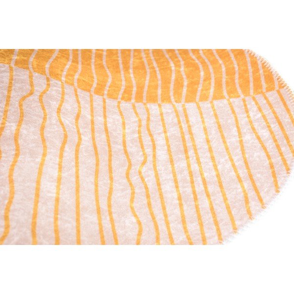 Umývateľný okrúhly koberec v žlto-krémovej farbe ø 80 cm Yuvarlak – Vitaus-image-2