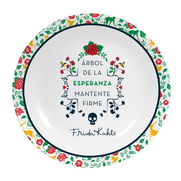 Nástenný dekoratívny keramický tanier Madre Selva Arbol de la Esperanza
