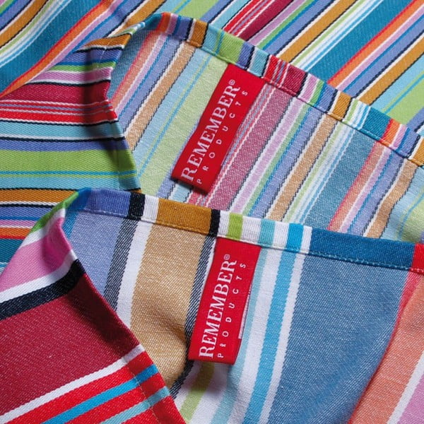 Súprava 2 bavlnených utierok Remember Purple Stripes, 70 × 50 cm-image-1