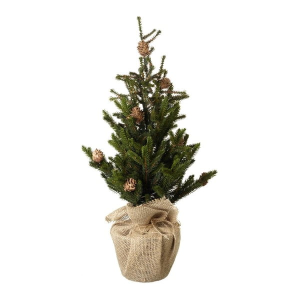 Umelý vianočný stromček Parlane Hessian, výška 60 cm