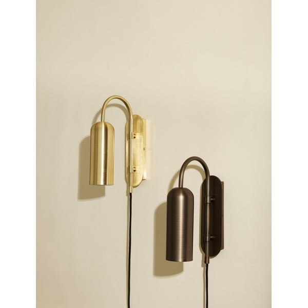 Nástenné svietidlo v zlatej farbe Zenith – Hübsch-image-1