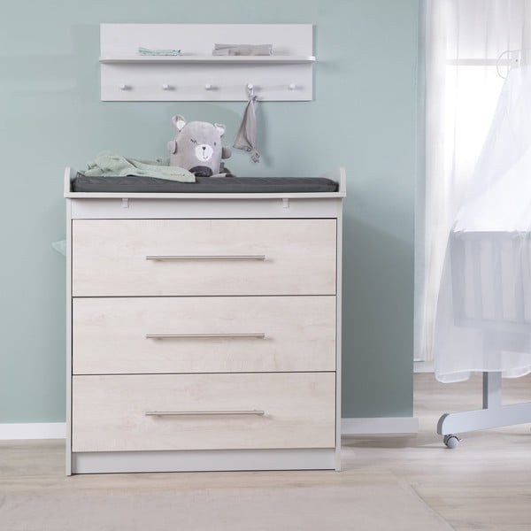 Prebaľovacia podložka 75x85 cm Graphite gesteppt – Roba-image-3