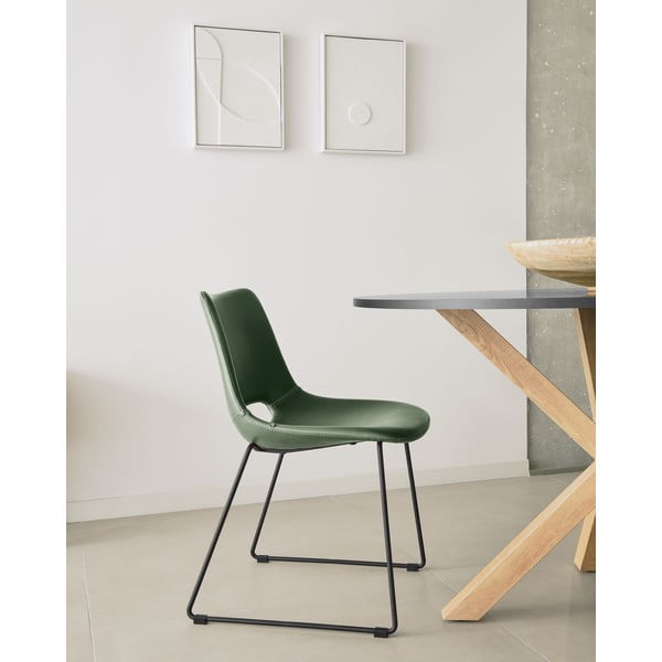 Zelená jedálenská stolička Kave Home Zahara-image-1