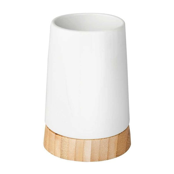 Biela keramická súprava doplnkov do kúpeľne Bamboo – Wenko-image-3