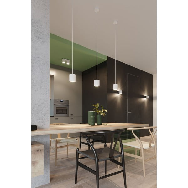 Biele nástenné svietidlo ø 10 cm Roda – Sollux-image-4