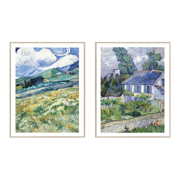 Obrazy v súprave 2 ks reprodukcia 30x40 cm Van Gogh – knor