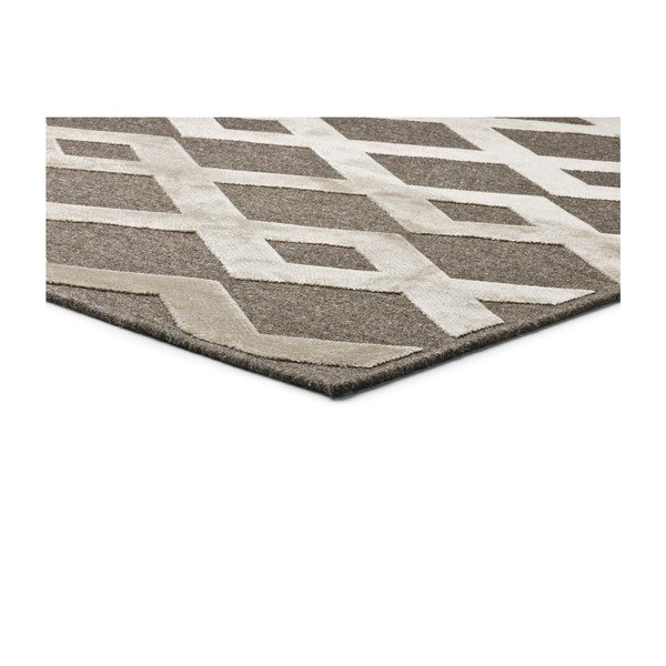 Koberec s podielom vlny Universal Isabella Brown, 140 × 200 cm-image-1