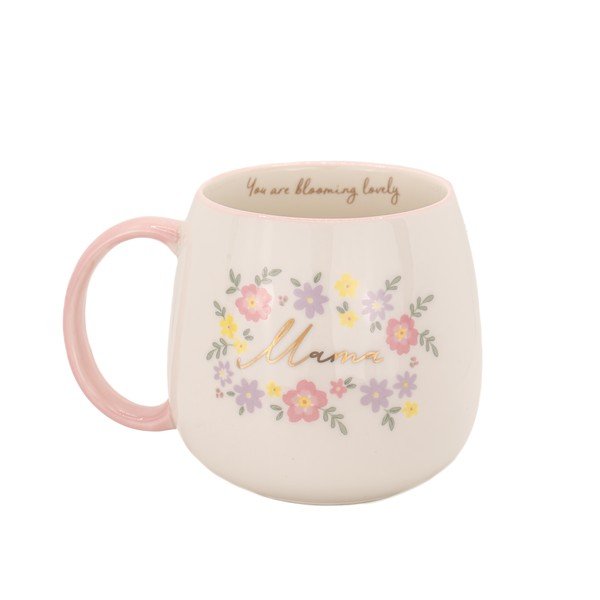 Svetloružový porcelánový hrnček 450 ml Mama You Are Blooming – Sass & Belle