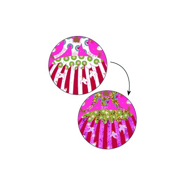 Detská kreatívna sada pieskovanie Djeco Trblietavé tanečnice-image-2