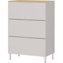 Krémovobiela matná skrinka 68x98x40 cm Savoca – Germania