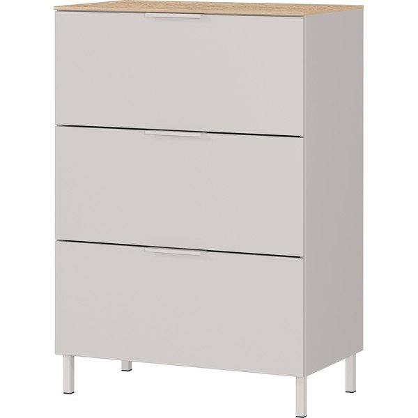 Krémovobiela matná skrinka 68x98x40 cm Savoca – Germania