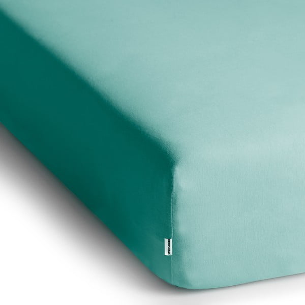 Tyrkysová napínacia plachta jersey 240x220 cm Amber – Restilo-image-2