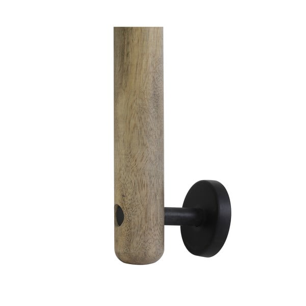 Čierne nástenné svietidlo (dĺžka 40 cm) Banu - Light & Living-image-4