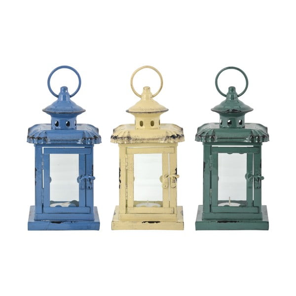 Sada 3 kovových lampášikov Esschert Design Romantique, výška 21,5 cm-image-3