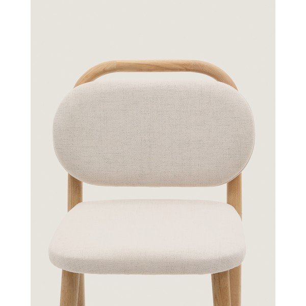 Béžová barová stolička (výška sedadla 66 cm) Helda – Kave Home-image-2