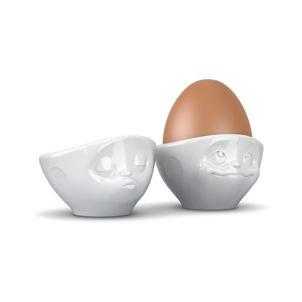 Biele kalíšky na vajíčka 58 products Zamilovaný pár-image-1