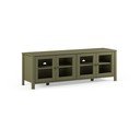 Zelený TV stolík z borovicového dreva 150x50x40 cm Alessandra – Marckeric