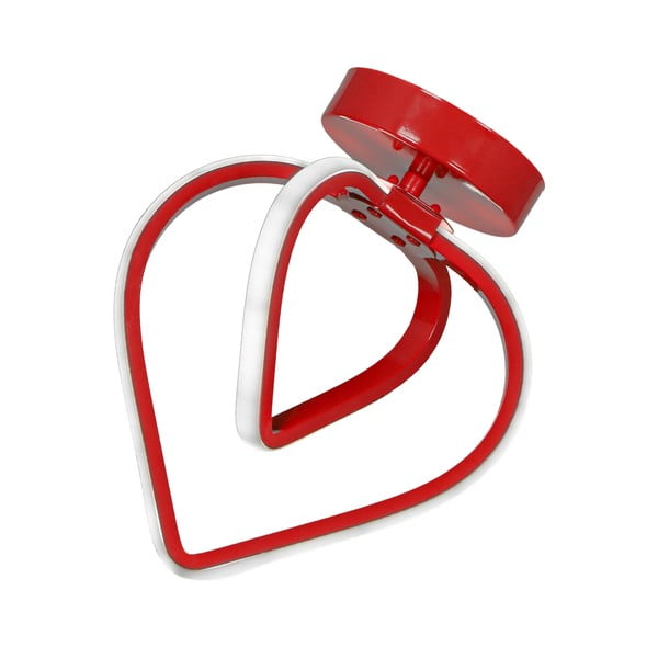 Červené kovové LED stropné svietidlo Sevinc – Squid Lighting-image-3