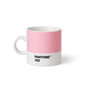 Svetloružový hrnček Pantone Espresso, 120 ml
