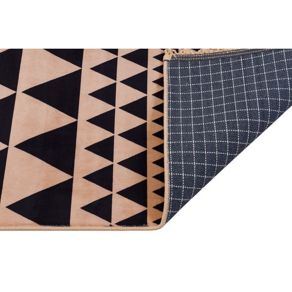 Béžový umývateľný koberec behúň 300x80 cm - Vitaus-image-2