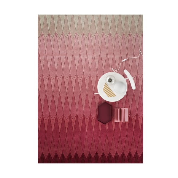 Vlnený koberec Acacia Pink, 170x240 cm