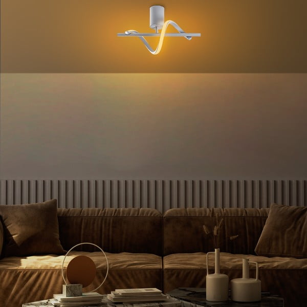 Sivé LED stropné svietidlo ø 7 cm Likma – Opviq lights-image-4