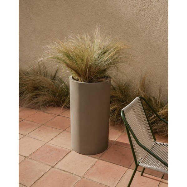 Betónový obal na kvetináč ø 42 cm Aiguablava – Kave Home-image-2