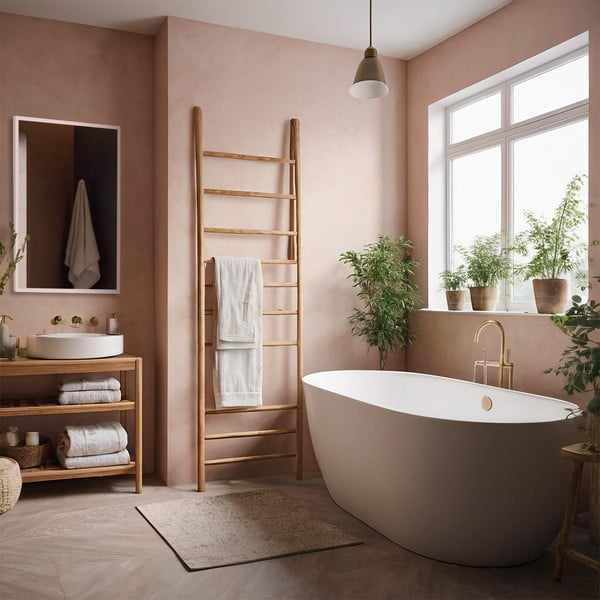 Nástenné zrkadlo 52x72 cm Pink – knor-image-1