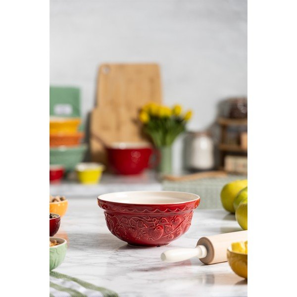 Červená kameninová misa ø 21 cm Fruits Strawberry – Mason Cash-image-1