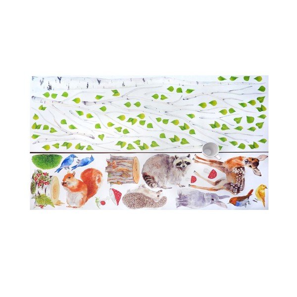 Znovu snímateľná samolepka Chocovenyl Birch Woodland-image-1