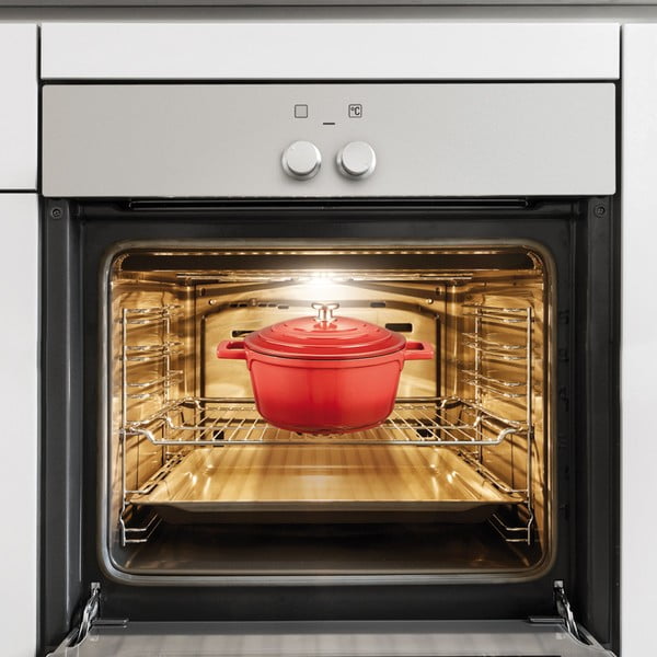 Hrniec s pokrievkou s nepriľnavým povrchom na indukciu 2.7 l Bordeaux – Tescoma-image-1