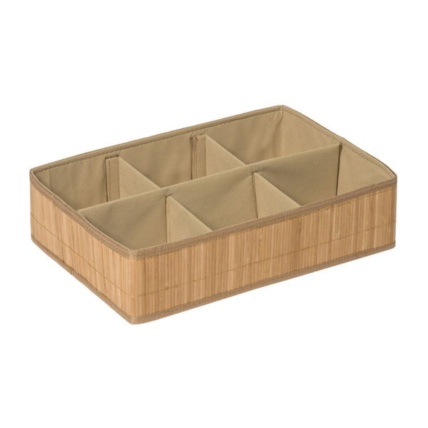 Bambusový úložný box so 6 priehradkami Premier Housewares Kankyo