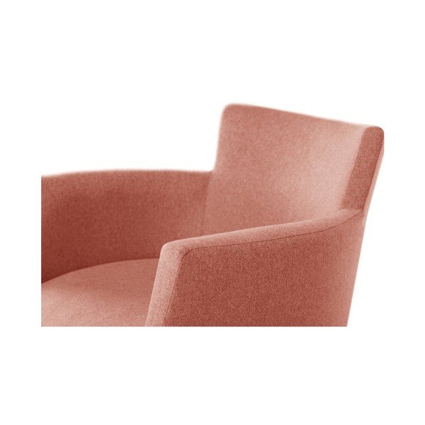 Oranžová stolička s tmavohnedými nohami Ted Lapidus Maison Santal-image-4