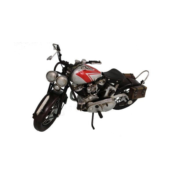 Dekoratívny objekt Antic Line Silver Motocycle