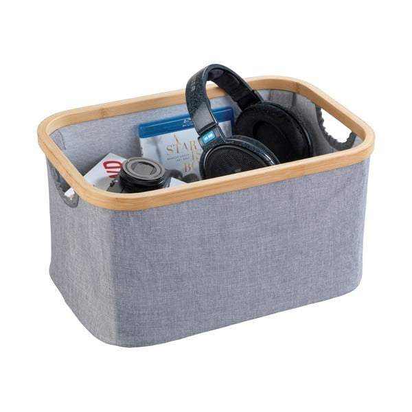 Skladací úložný kôš Wenko Baharui Bamboo-image-4