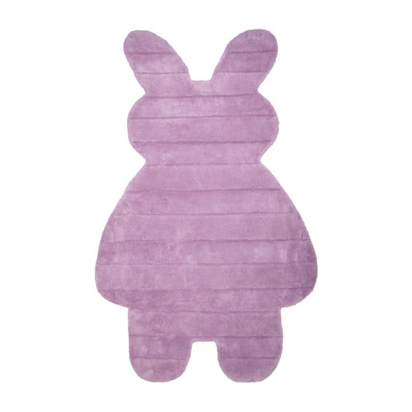 Detský ružový koberec Nattiot Bunny, 85 x 140 cm
