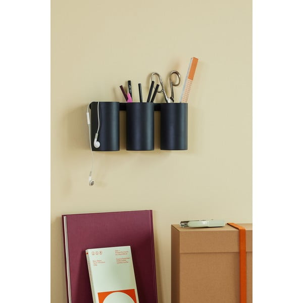 Kovový organizér na písacie potreby Silo – Hübsch-image-1