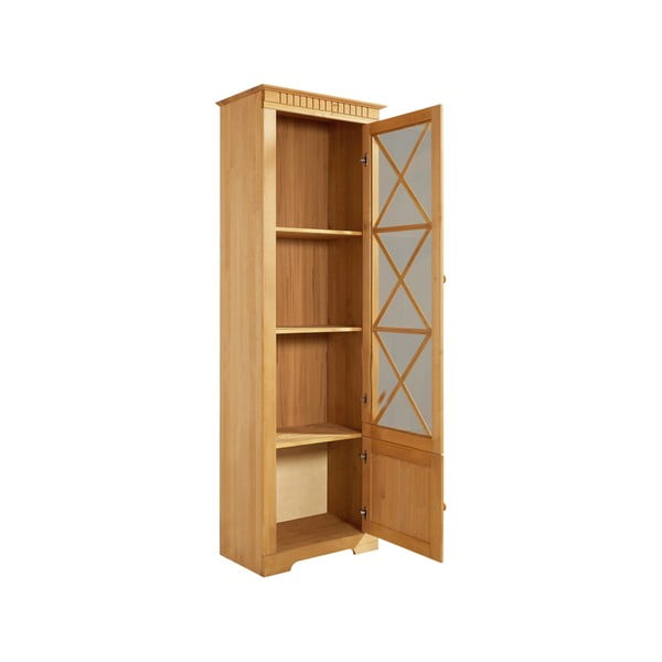 Vitrína z borovicového dreva v prírodnej farbe 180x35 cm Lisa – Støraa-image-3